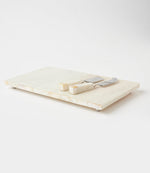 Marble Mother Of Pearl Serving Board/Knife Set