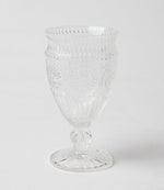 Vintage Style Pressed Glass Goblet