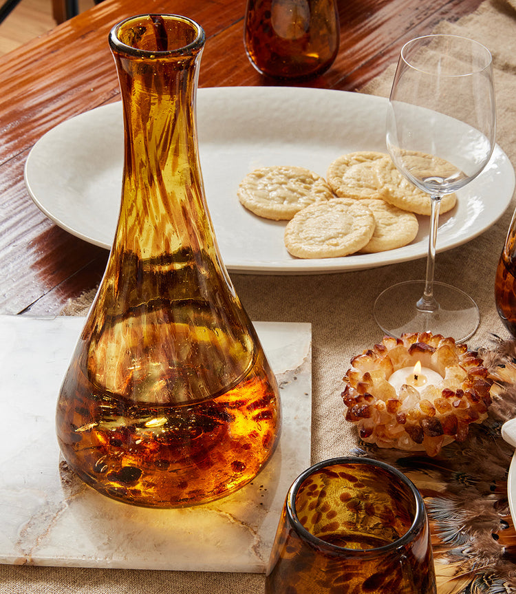 Recycled Glass Decanter/Vase
