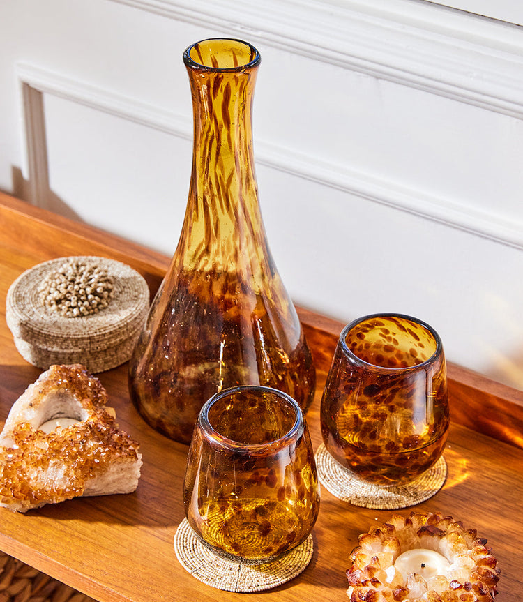 Recycled Glass Decanter/Vase
