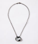 White Buffalo Pendant Necklace