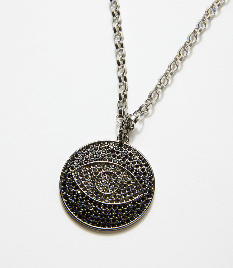 Pavé Crystal Pendant Necklace