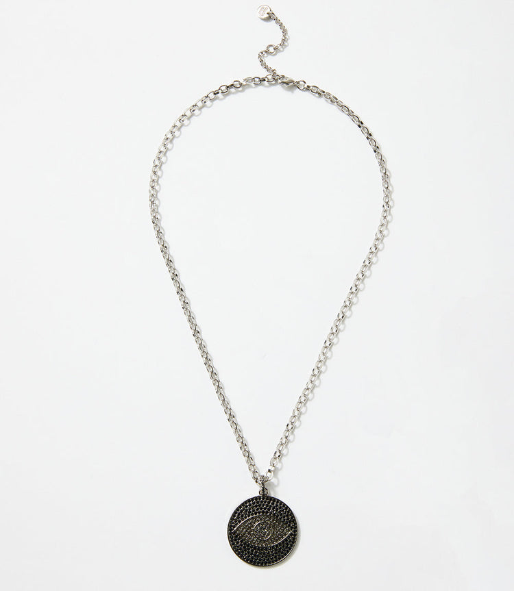 Pavé Crystal Pendant Necklace