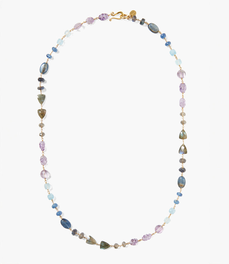 Chan Luu Gemstone And Pearl Necklace