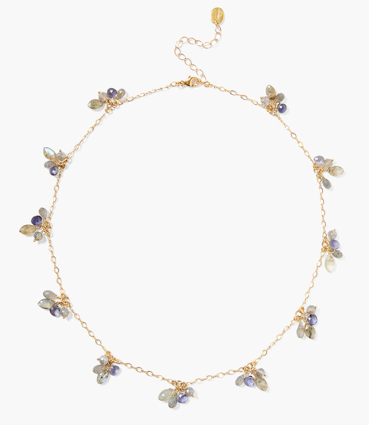 Chan Luu Gemstone Cluster Necklace