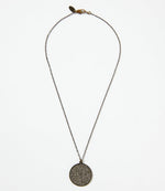 Large Pavé Disc Necklace