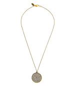 Pavé Disc Necklace
