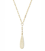 Pavé Teardrop Necklace