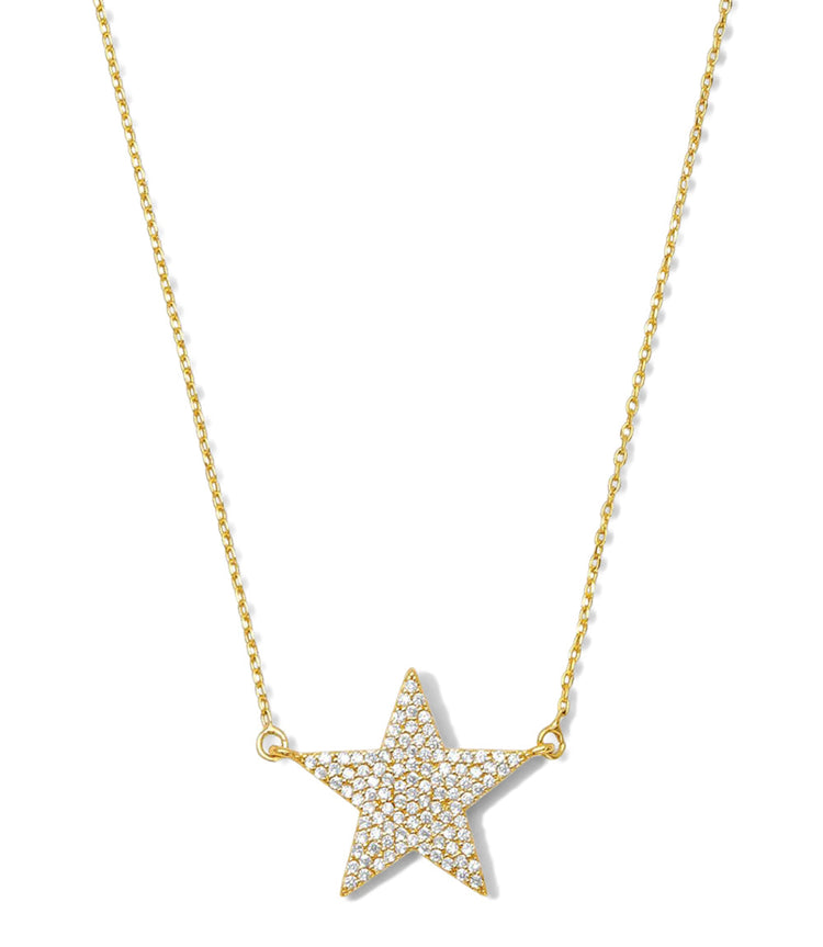 Pavé Star Necklace