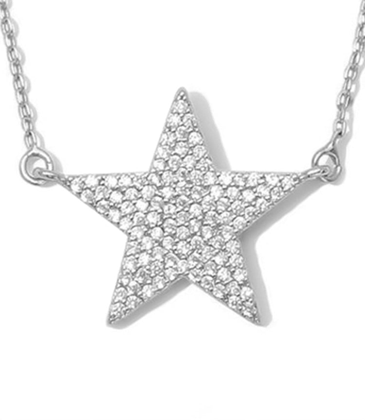 Pavé Star Necklace