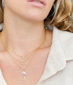 Pavé Seahorse Necklace
