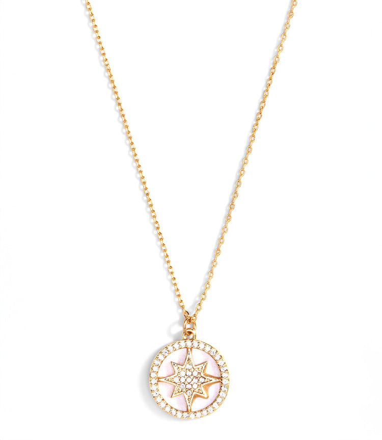 Pavé Starburst Necklace
