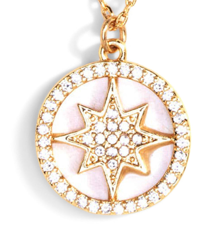 Pavé Starburst Necklace