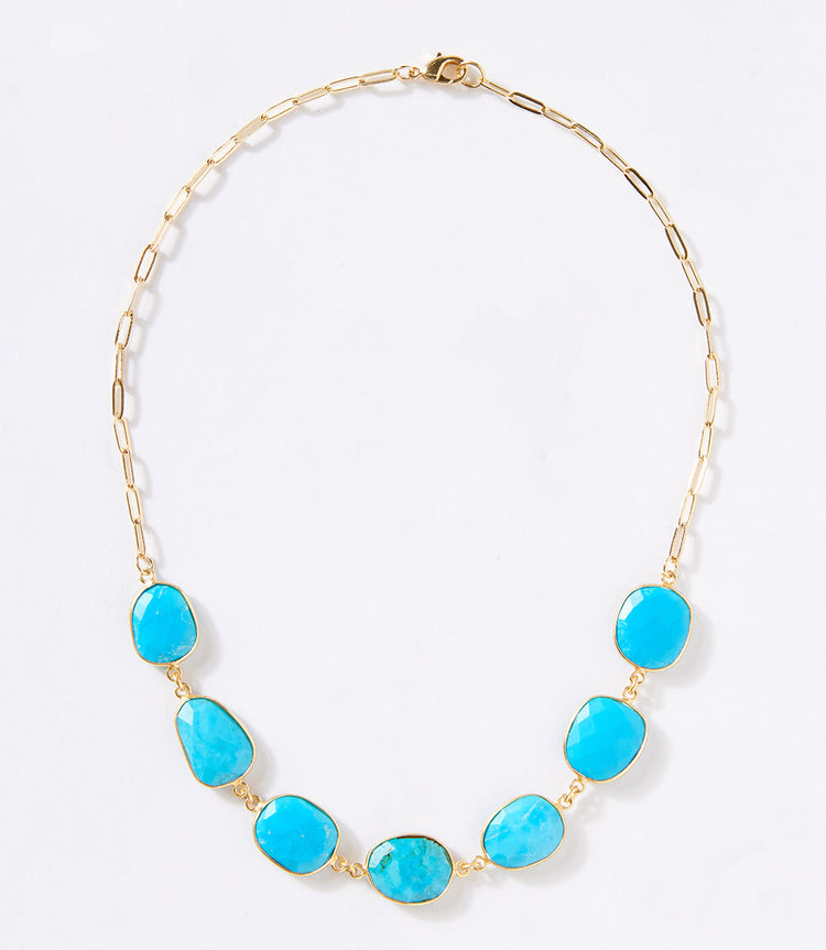 Turquoise Station Necklace