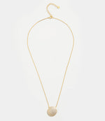 Pavé Disk Necklace