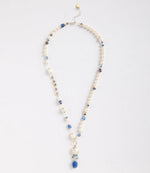 Pearl and Kyanite Necklace