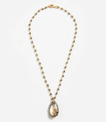 Pyrite Crystal Pendant Necklace