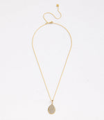 Swarovski® Pavé Crystal Teardrop Necklace