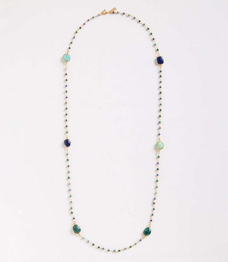 Multicolor Gemstone Necklace