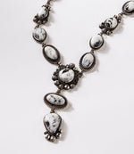 White Buffalo Lariat Necklace