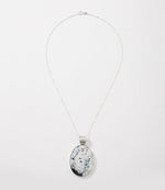 White Buffalo Sterling Silver Pendant Necklace