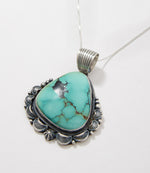Iron Maiden Turquoise Pendant Necklace