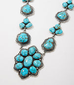 Blue Gem Turquoise Lariat Necklace