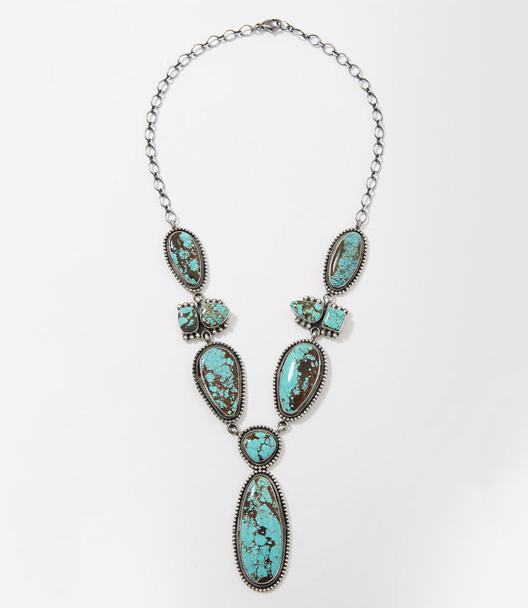 Turquoise Lariat Necklace