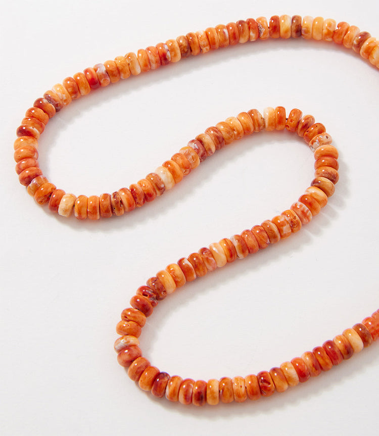 Beaded Spiny Oyester Necklace