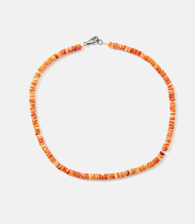 Beaded Spiny Oyester Necklace