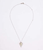 Pavé Mother Of Pearl Heart Necklace