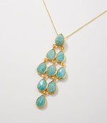 Gemstone Chandelier Necklace