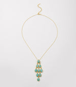 Gemstone Chandelier Necklace