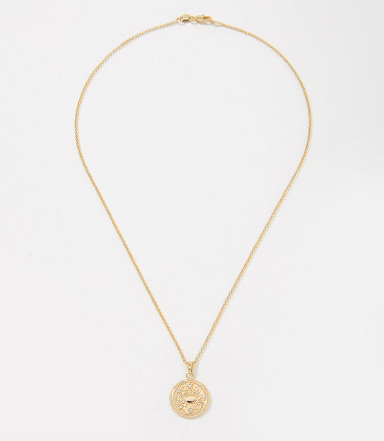 Cancer Coin Necklace