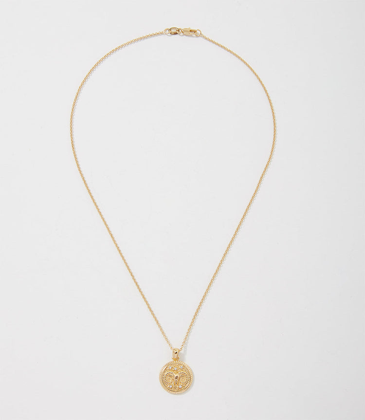 Aries Coin Necklace