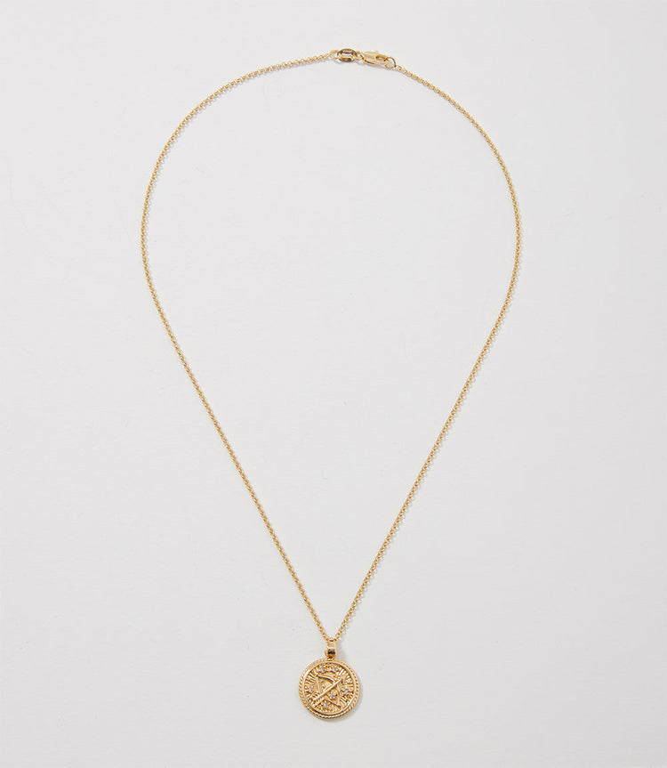 Sagittarius Coin Necklace