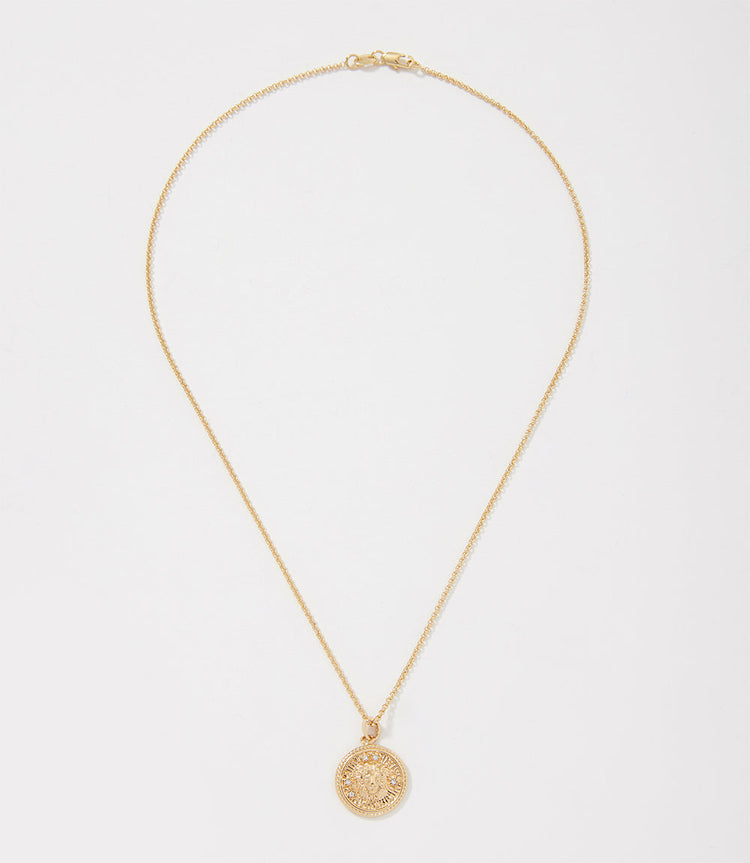 Leo Coin Necklace