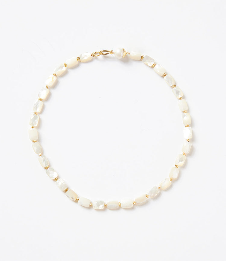 Chan Luu Beaded Mother Of Pearl Necklace