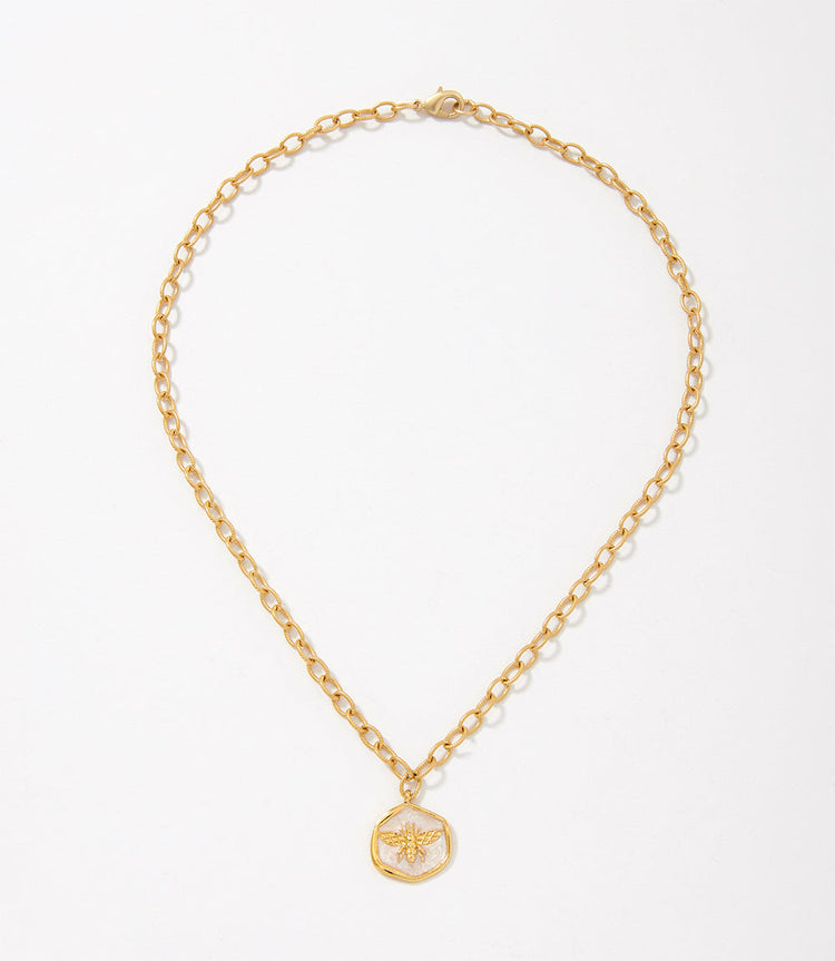 Bumblebee Charm Necklace