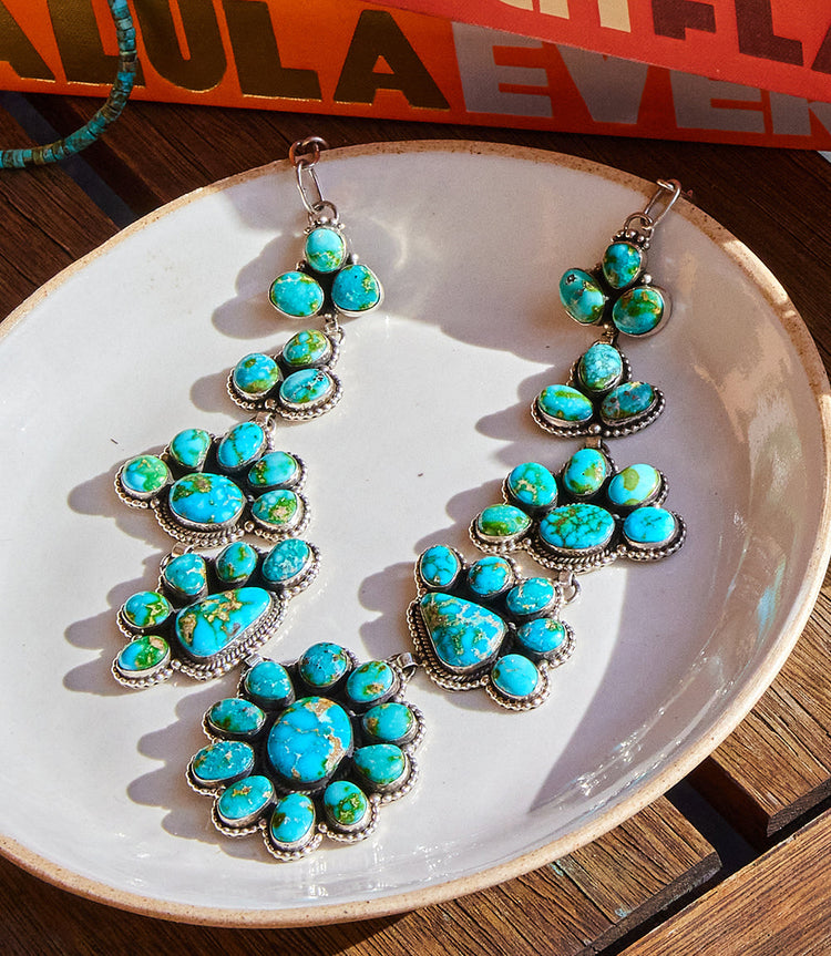 Sterling Silver Sonoran Gold Turquoise Necklace