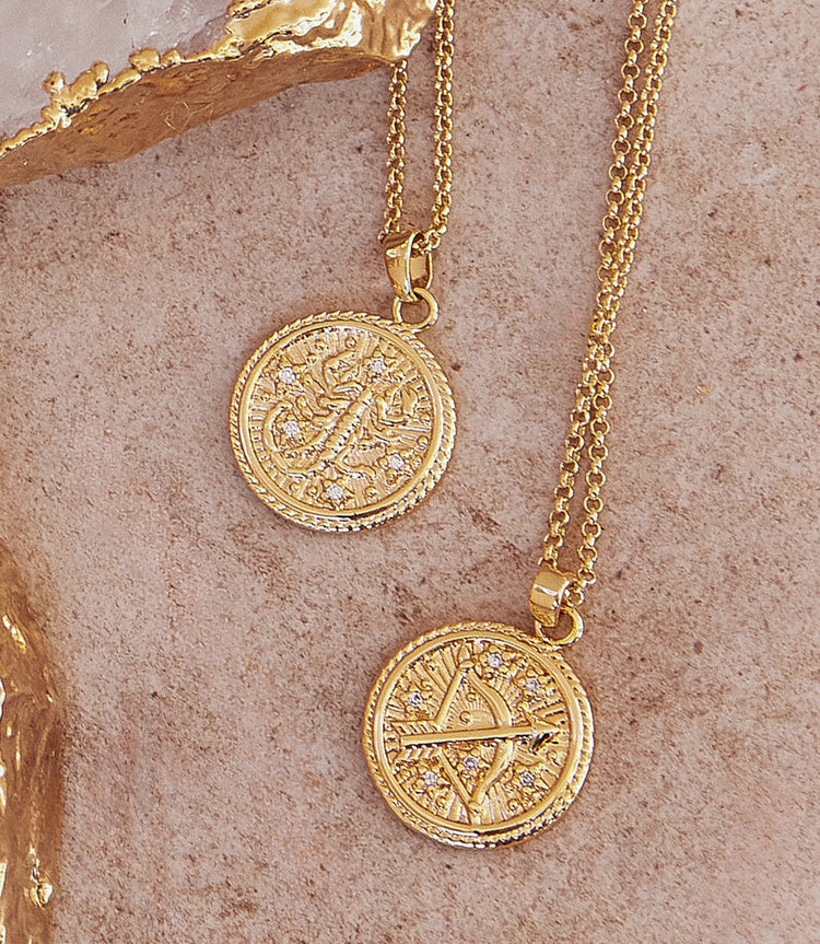 Scorpio Coin Necklace