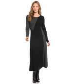 Black With Dark Heather Gray