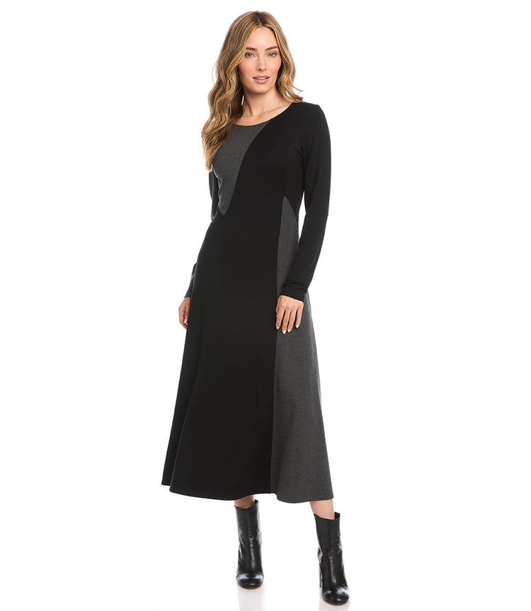 Black With Dark Heather Gray