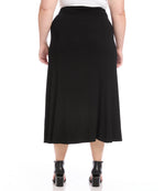 Plus Size Maxi Skirt