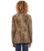 Leopard Corduroy Jacket