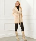 Belted Fringe Jacket