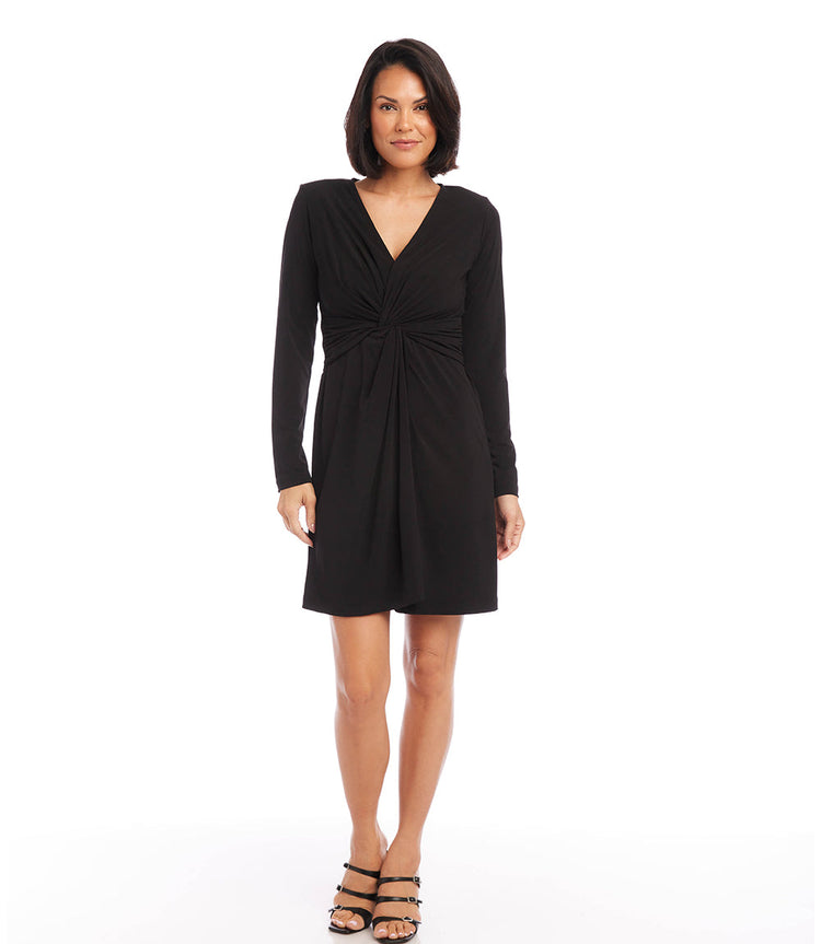 Petite Size Twist Front Dress