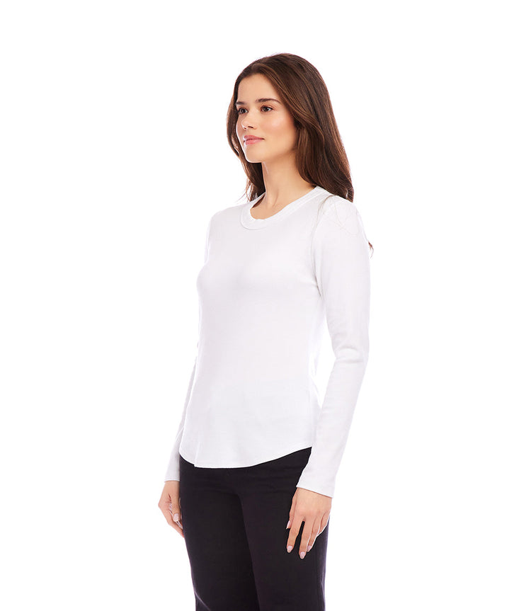 Long Sleeve Crew Neck Tee