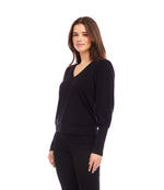 V-Neck Bishop Sleeve Top