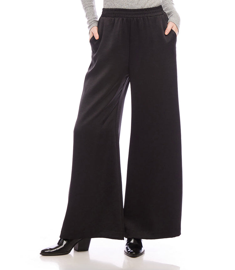 Wide Leg Satin Pants